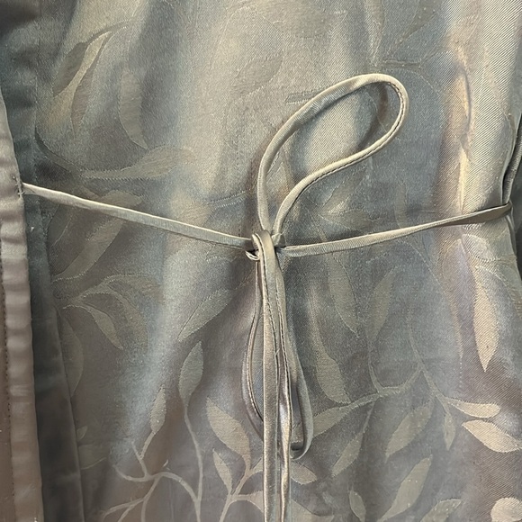 Carole Little vintage light blue jacket with tie closures. Soft flannel lining S - Picture 3 of 10